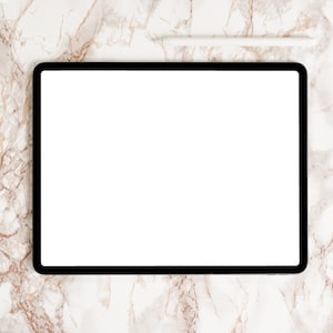 Simple IPad Mockup, Device Mockup, Digital Planner Mock, IPad Planner, Stock Photo, Instant Download, JPG Files, 016