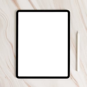 Simple IPad Mockup, Device Mockup, Digital Planner, IPad Planner, Modern Stock Photo, Instant Download, JPG Files, 016
