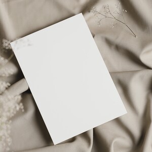 Maquette de carte de voeux Boho, maquette de mariage, cartes vierges 5 x 7, réservez la date, Stock Photo, téléchargement immédiat, 020