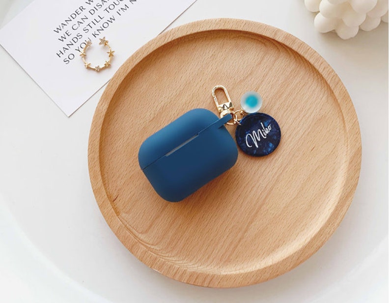 Custom Airpods Pro Case Name Airpod Case With Cute Circle Etsy
