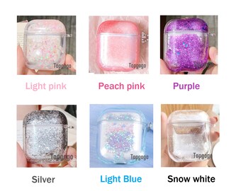 Custom Glitter Liquid AirPod Case, Cute AirPod Pro2 Case With