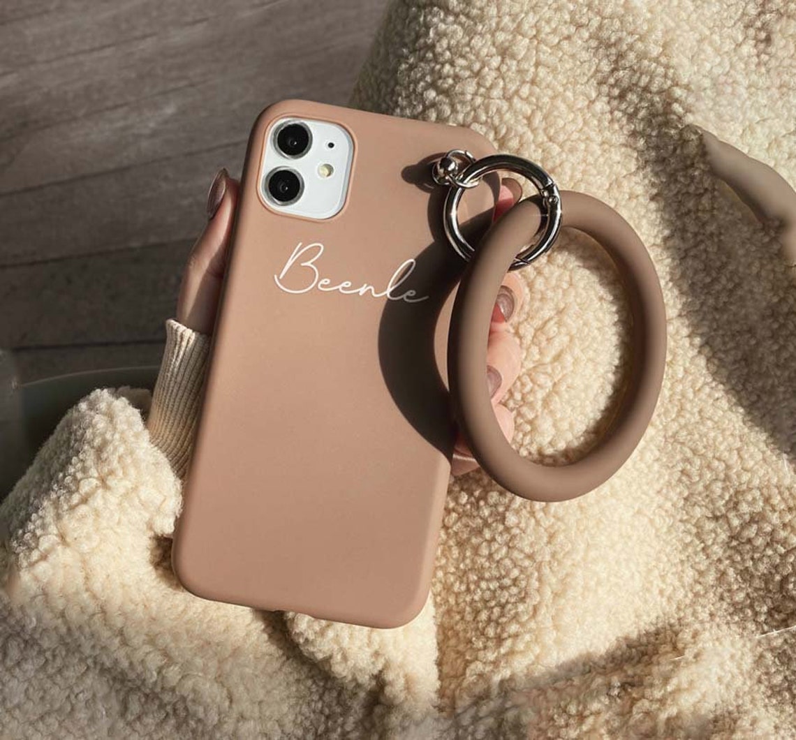 Customized Phone Casepersonalised Keychain Wristlet Soft Etsy