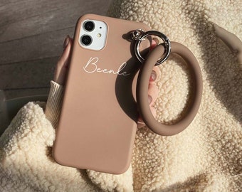 Custom Phone Case,Personalised KeyChain Wristlet Soft Phone Case,Keychain Bracelet Name phone case iphone 14 pro max,iPhone 15 iphone case