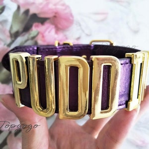 Gold Choker,SchwarzEr Choker Halsband,Goth Choker,Große Buchstaben Halsband Halskette für Frauen,Cosplay Initial Choker,Custom Collar,Geschenke für Sie