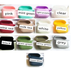 Custom AirPods Pro Case, Name AirPod Case With Cute Circle keychain,Silicone Shock Proof Holder Cover Organizer,Personalized Name Gift image 7