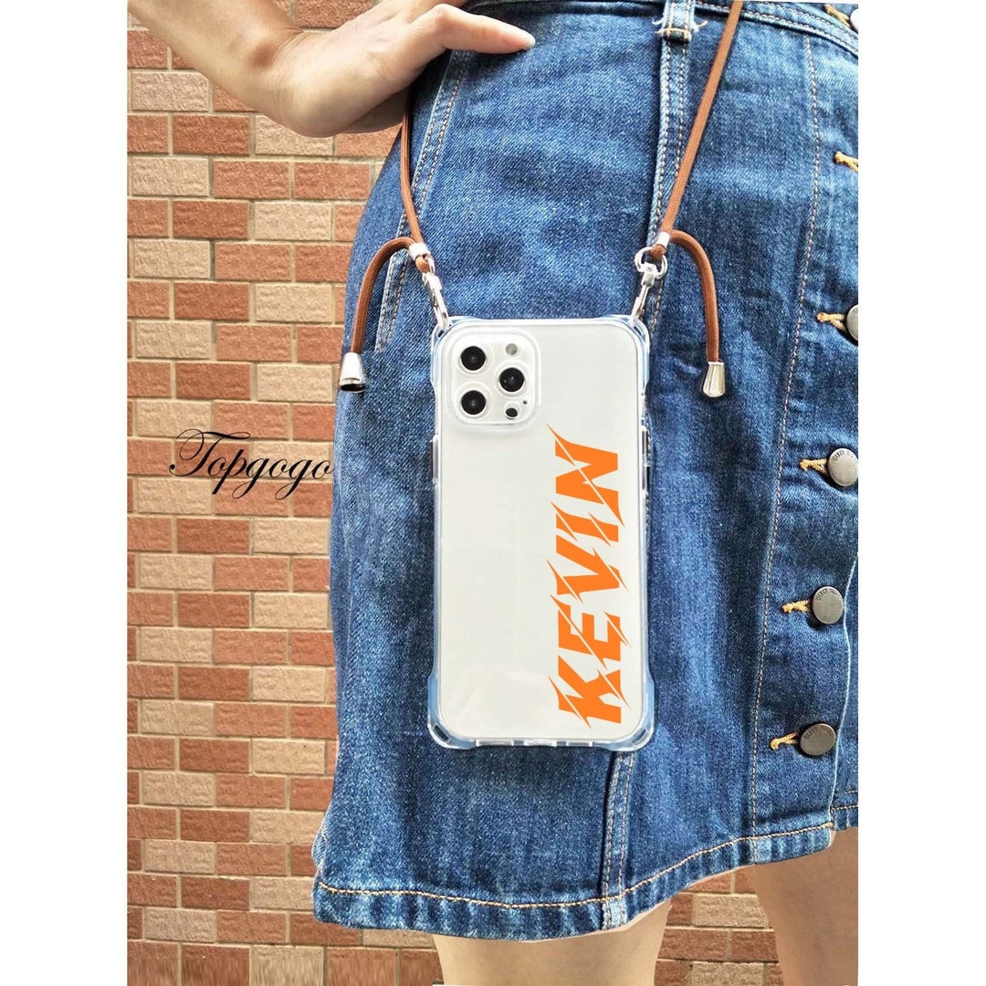 Lanyard Necklace Cross Body Phone Case,customized iPhone Case,clear ...