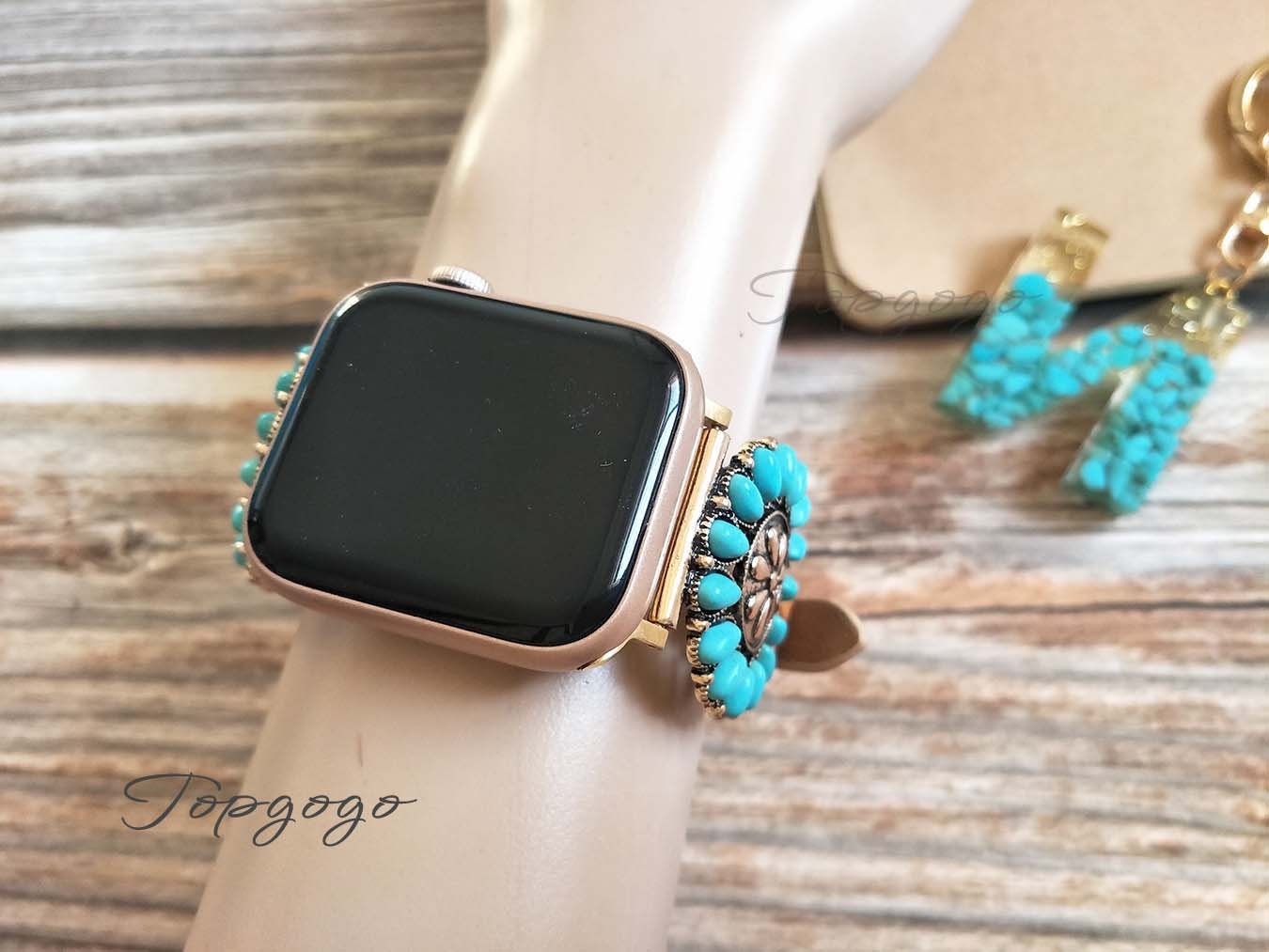 Turquoise Watch Band for Apple Watchleopard Watch Band for Etsy