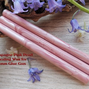 Champagne Roze Lijm Gun Sealing Wax Satin Pearl voor 7mm Glue Gun, flexibele mailing sealing wax voor wax stempel