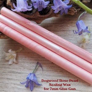 Kornoelje Rose Glue Gun Sealing Wax Satin Pearl voor 7mm Glue Gun, flexibele mailing sealing wax voor wax stempel