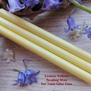 Lemon Yellow Glue Gun Sealing Wax Satin Pearl voor 7mm Glue Gun, flexibele mailing sealing wax voor wax stempel