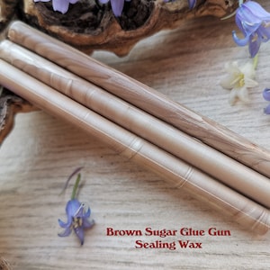 Brown Sugar Glue Gun Sealing Wax Satin Pearl voor 7mm Glue Gun, flexibele mailing sealing wax voor wax stamp