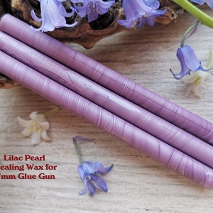 Pale Violet Glue Gun Sealing Wax Satin Pearl voor 7mm Glue Gun, flexibele mailing sealing wax voor wax stempel
