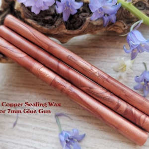 Koper nieuwe lijmpistool afdichting wax satijn parel voor 7mm lijmpistool, flexibele mailing seal wax voor wax seal