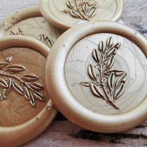 Laurel Self Adhesive Wax Seals, Wax Seal Stickers, Envelope Wax Seals, Peel and Stick Wax Seals