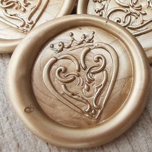 Selos de cera autoadesivos de casamento escocês Luckenbooth, adesivos de selo de cera, selos de cera de envelope, selos de cera de casca e bastão