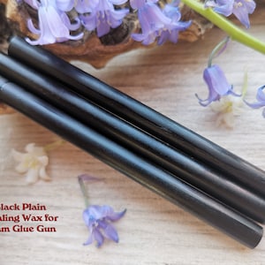 Black Plain Glue Gun Sealing Wax voor 7mm Glue Gun, flexibele mailing sealing wax voor wax stempel