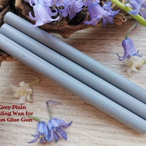 Grey Plain Glue Gun Sealing Wax voor 7mm Glue Gun, flexibele mailing sealing wax voor wax stamp