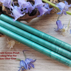 Emerald Green Glue Gun Sealing Wax Satin Pearl voor 7mm Glue Gun, flexibele mailing sealing wax voor wax stamp