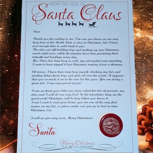 Carta de Papá Noel