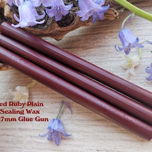 Red Ruby Plain Glue Gun Sealing Wax voor 7mm Glue Gun, flexibele mailing sealing wax voor wax stamp