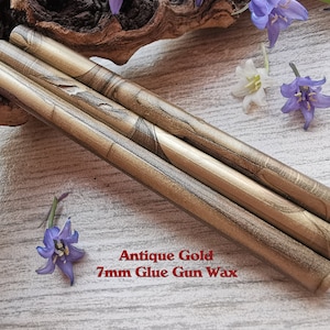 Gouden Antieke Lijm Gun Sealing Wax Satin Pearl voor 7mm Glue Gun, flexibele mailing sealing wax voor wax stempel