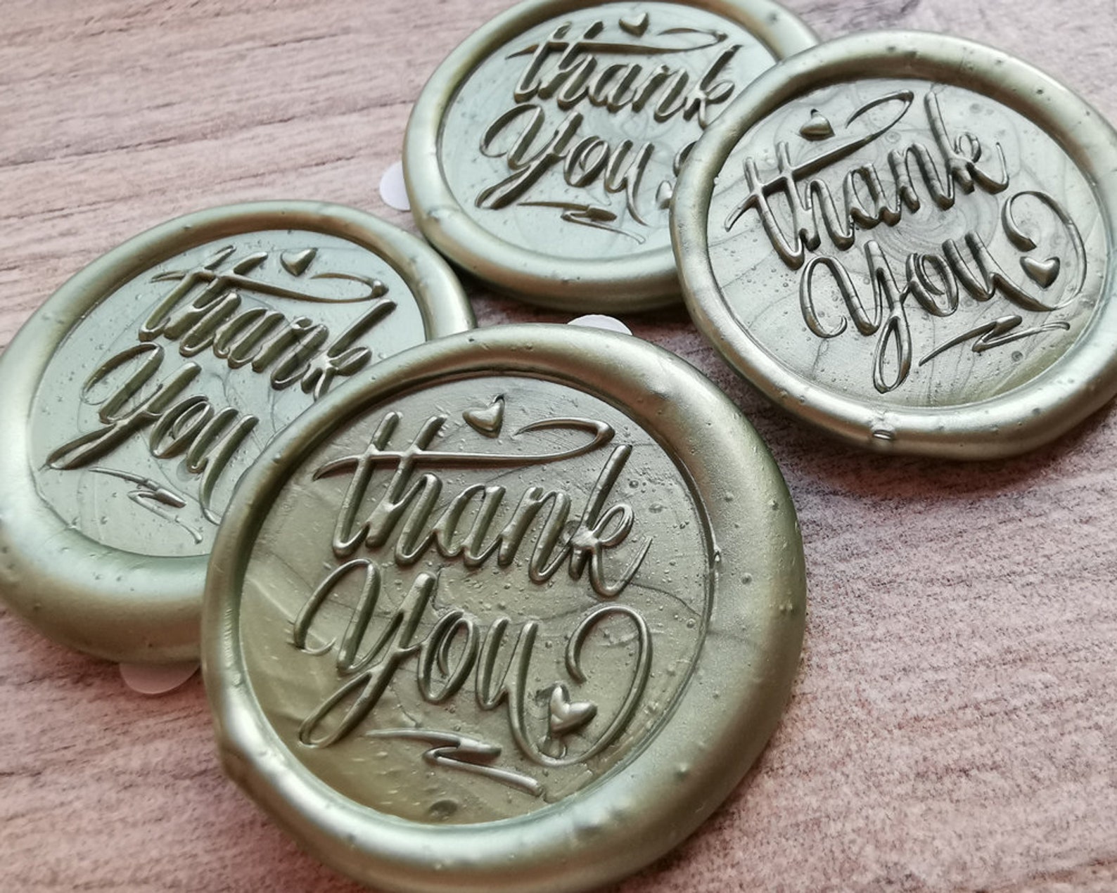 Thank You Self Adhesive Wax Seals, Wax Seal Stickers, Envelope Wax ...