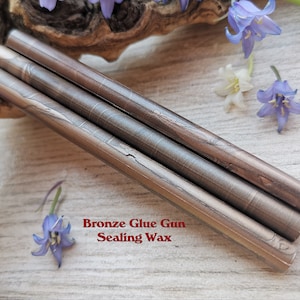 Bronze Glue Gun Sealing Wax Satin Pearl voor 7mm Glue Gun, flexibele mailing sealing wax voor wax stempel