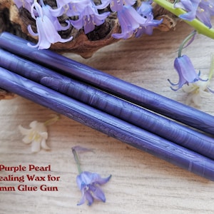 Purple Glue Gun Sealing Wax Satin Pearl voor 7mm Glue Gun, flexibele mailing sealing wax voor wax stamp