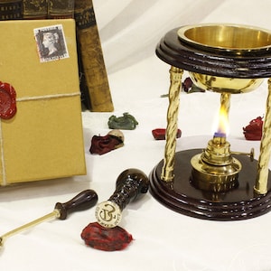 Deluxe Wax Melting Pot con cucchiaio e bruciatore di spirito