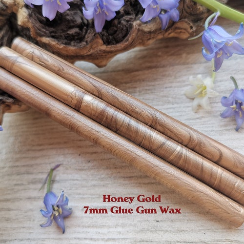 Gold Honey Glue Gun Sealing Wax Satin Pearl for 7mm Glue Gun Etsy
