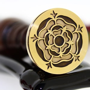 Medieval Tudor Rose Wax Seal Stamp D16