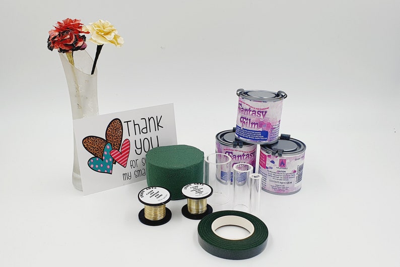 Dip Resin Carnation Flower Kit Complete Translucent /opaque Etsy UK