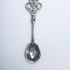 Silver Bronze Or Copper Large/Small Spoon Keyring Teaspoon Jewellery Spoonie Alice Tea Party