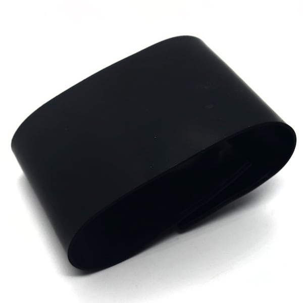 Black Latex Cuff Rubber Bracelet