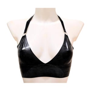 Reggiseno corto in lattice da XS a XL