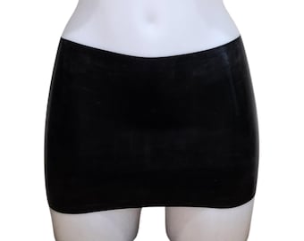 Latex Micro Skirt - 10" - XXS - XXXL