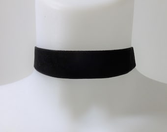 Black Velvet Choker Small Medium & Large Sizes Available