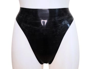 ラテックスハイウエストTバックショーツ