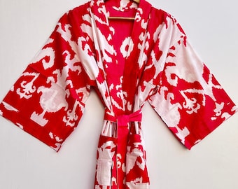 100% Cotton Kimono Robes Dress women men wedding bridesmaid Robe,Shower Maternity Robe Bath robe Dressing Gown gifts Beachwear long/short