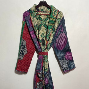 Handmade Patches Cotton Jacket's, Winter Long Styles Coat For Women, vintage Coat, afghan coat, suzani coat image 3