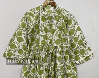 indian cotton free size dress, women long dressing gown, indian handmade dressing gown, festival women fashion clothes,