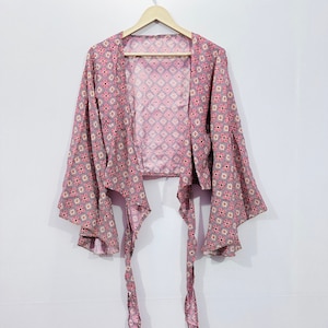 Luxus Glockenärmel Crop Tops, Damenbekleidung, Braut Party Wear Tops, Einzigartige Crop Tops, Leichte Tops,