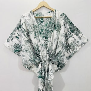 Kaftan Dress For Women, Cotton kaftan, Free size kaftan, Long Cotton kaftan, Soft Cotton Kaftan,I Indian Kaftan Gift,
