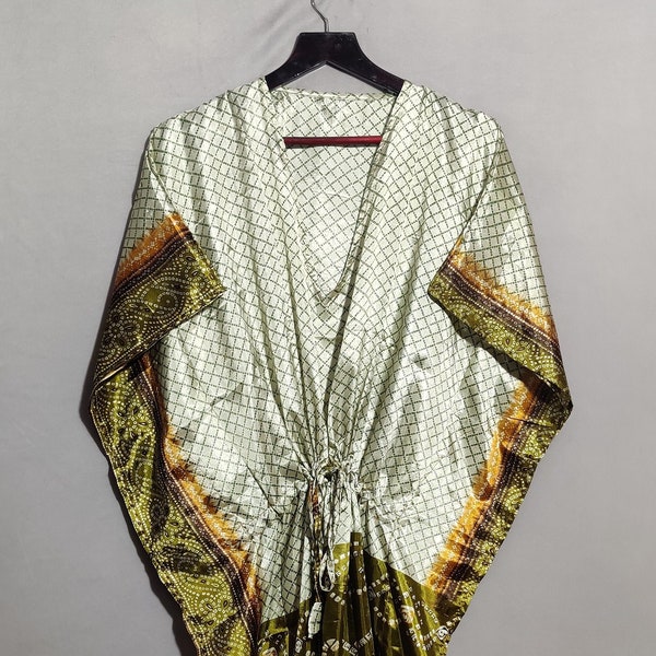 Silk Kaftan - Etsy