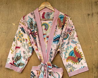 100% Cotton Kimono Robes Dress women men wedding bridesmaid Robe,Shower Maternity Robe Bath robe Dressing Gown gifts Beachwear long/short