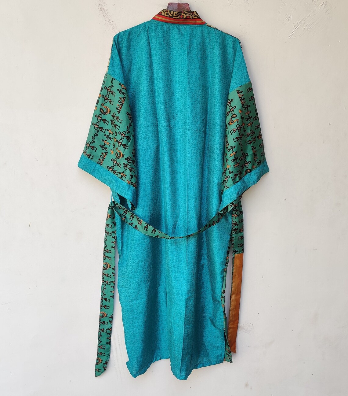 Indian Sari Robe Long Dress Night Wear Dress Indian Robe | Etsy
