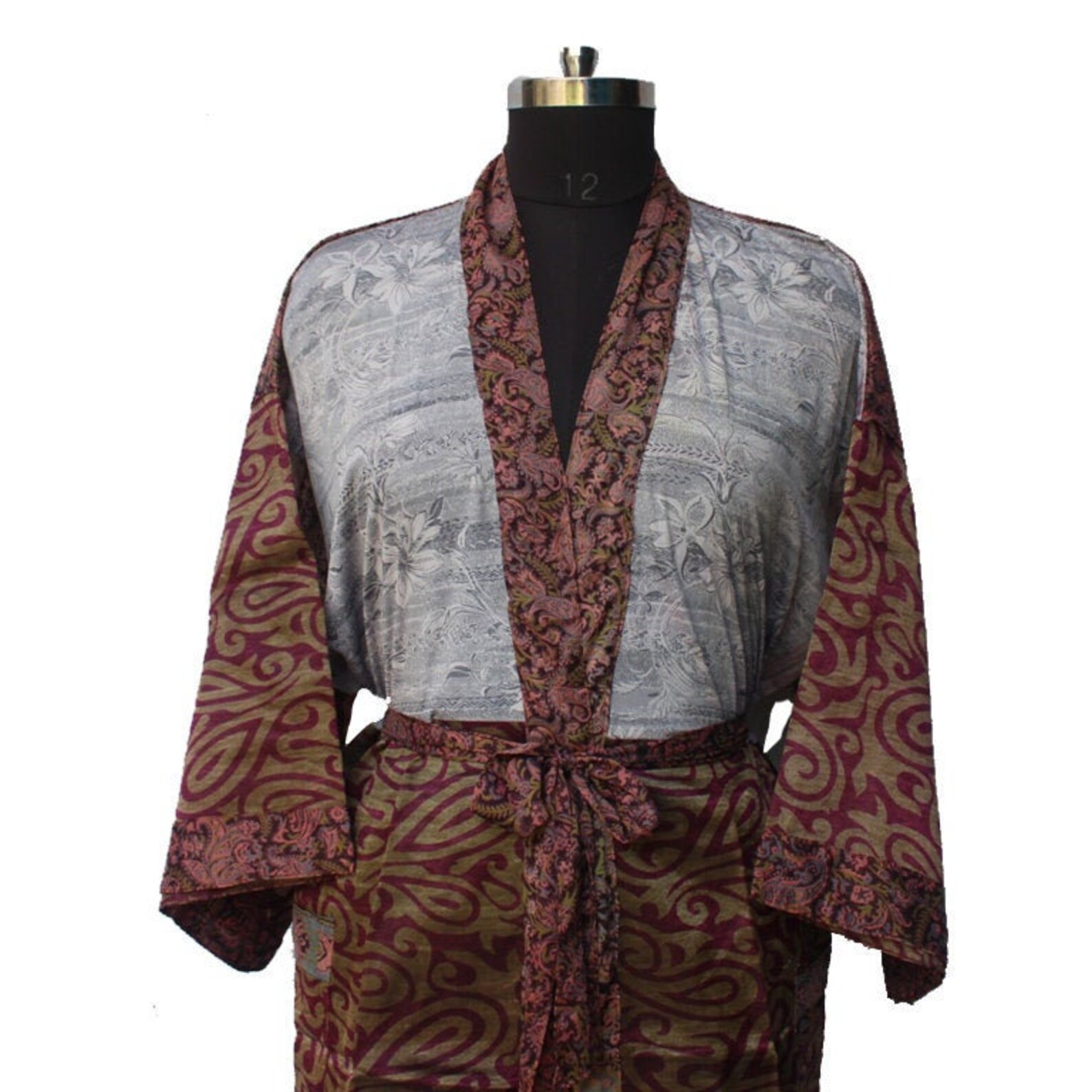 Indian Beautiful Silk Night Robe Silk Night Gown Women Robe | Etsy