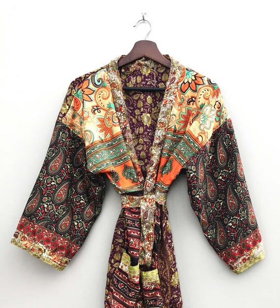 short sleeve kimono dress Maryann Short Kimono Sleeve Palm Print Maxi Dress Navy MEDIUM