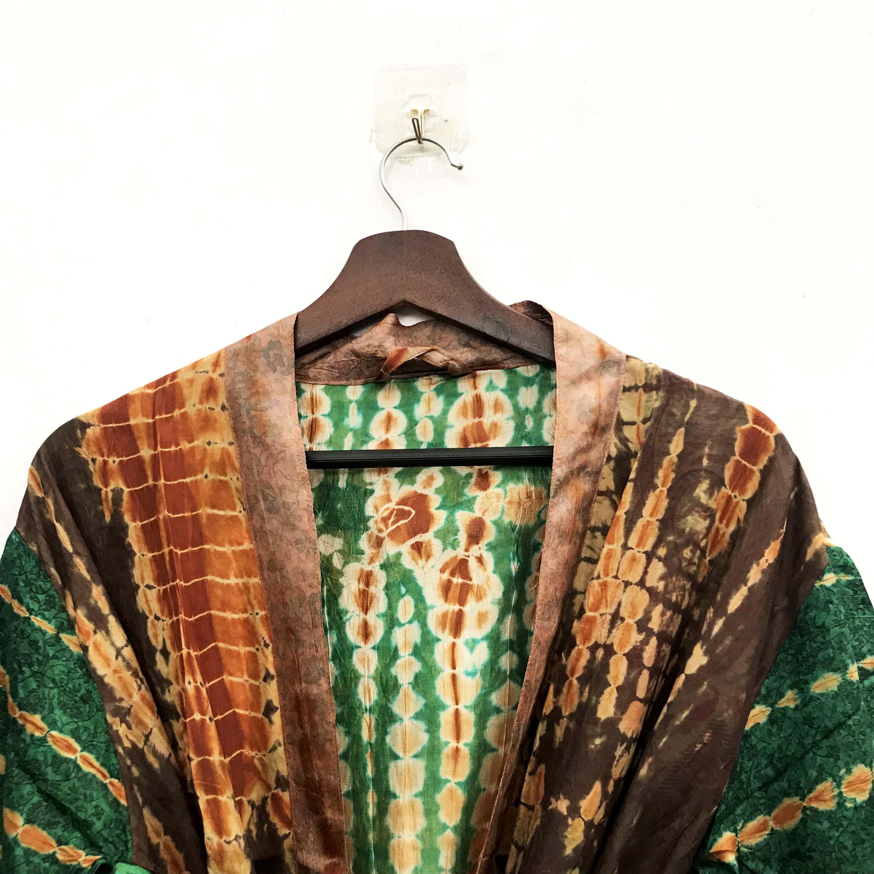 green and brown dressing gown Vintage Mens 1950s Wool Dressing Gown Robe Green Brown Check Plaid UK – Old  Fashioned Vintage main image 0