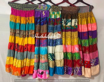 Skirt, handmade skirt,Elastic Waist skirt,gypsy dress,Wholesale lot skirt, Maxi Dress,patchwork dress, Hippie Skirt
